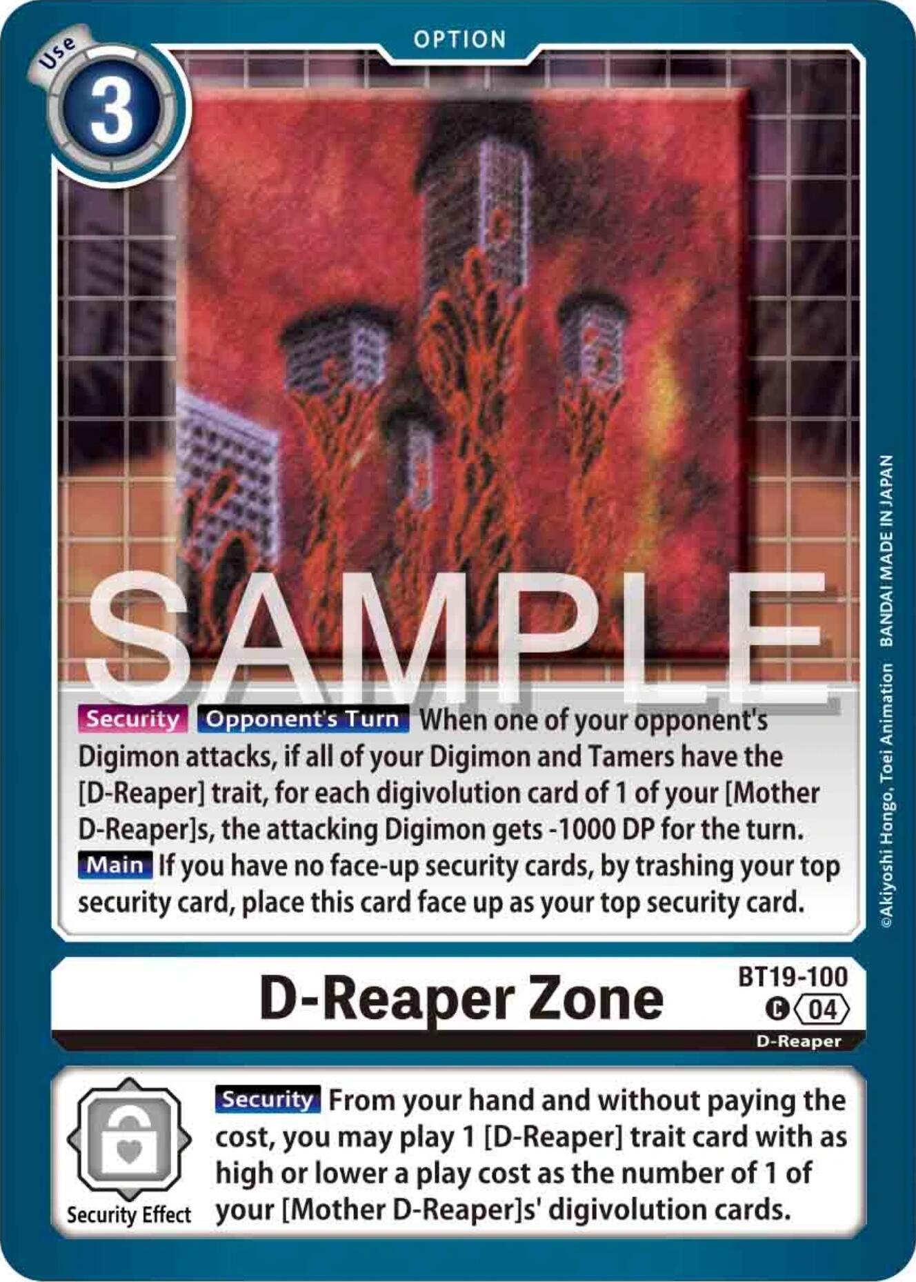 D-Reaper Zone [BT19-100] [Release Special Booster Ver.2.0] | Enigma On Main