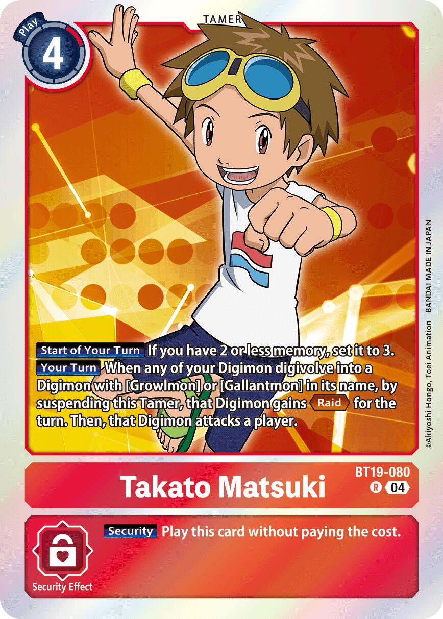 Takato Matsuki [BT19-080] [Release Special Booster Ver.2.5] | Enigma On Main