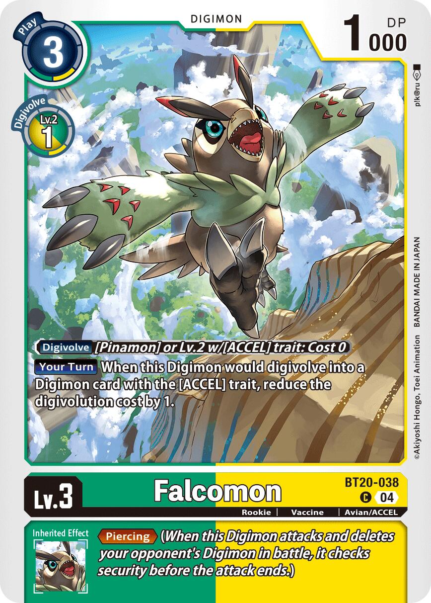 Falcomon [BT20-038] [Release Special Booster Ver.2.5] | Enigma On Main