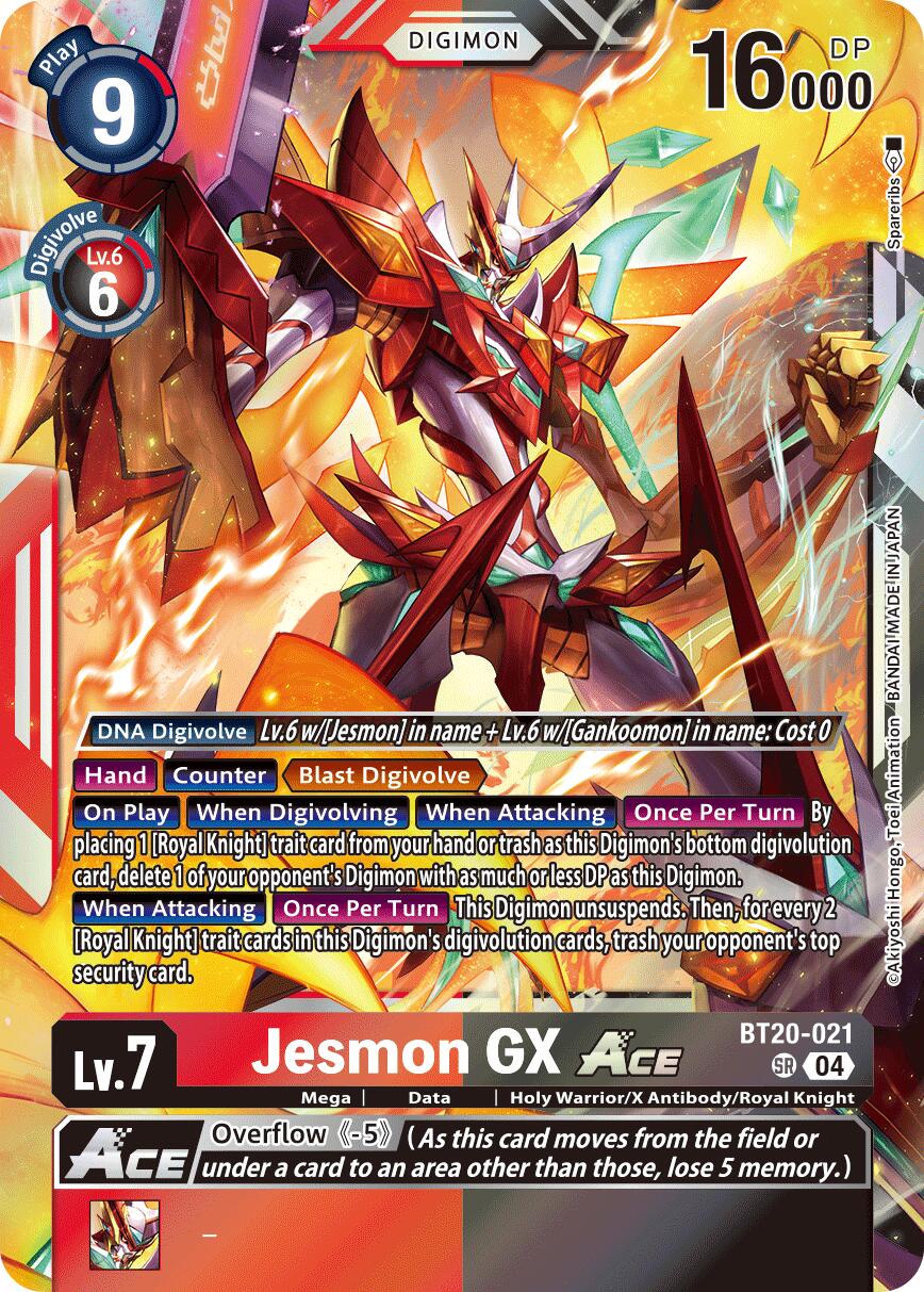 Jesmon GX ACE [BT20-021] [Release Special Booster Ver.2.5] | Enigma On Main