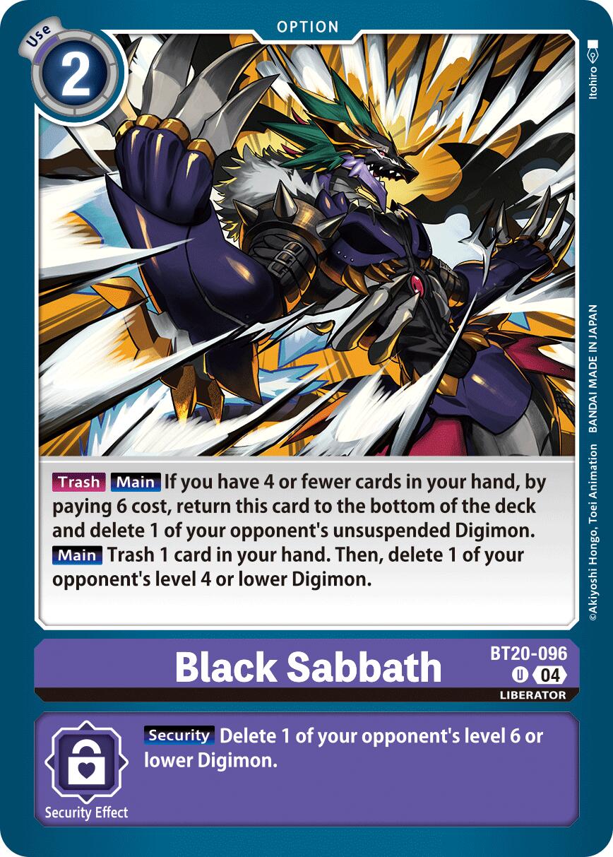 Black Sabbath [BT20-096] [Release Special Booster Ver.2.5] | Enigma On Main