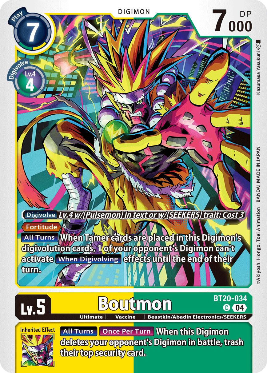 Boutmon [BT20-034] [Release Special Booster Ver.2.5] | Enigma On Main
