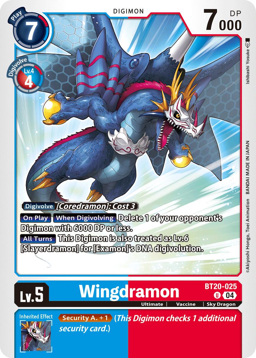 Wingdramon [BT20-025] [Release Special Booster Ver.2.5] | Enigma On Main