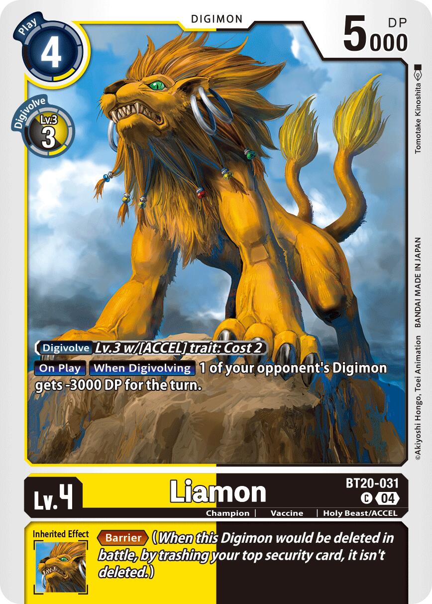 Liamon [BT20-031] [Release Special Booster Ver.2.5] | Enigma On Main