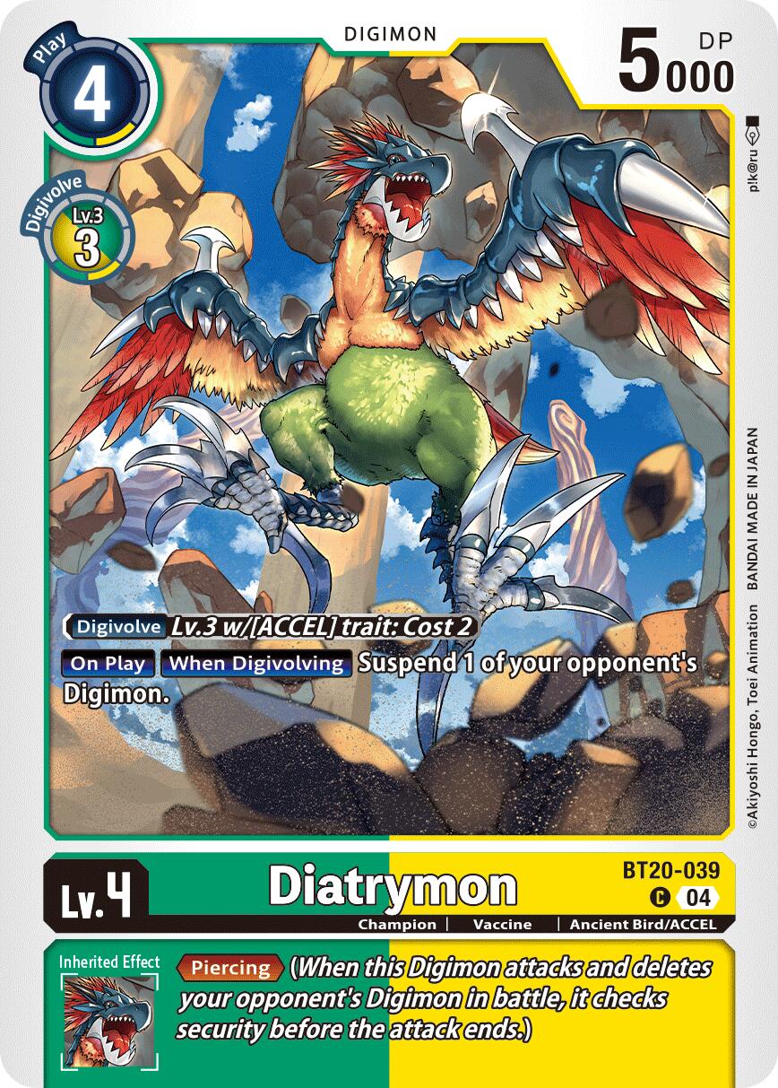 Diatrymon [BT20-039] [Release Special Booster Ver.2.5] | Enigma On Main