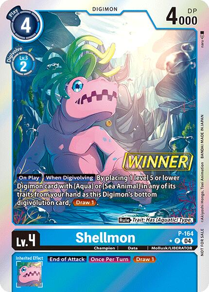 Shellmon [P-164] (Store Tournament 2025 Vo.1 Winner Pack) [Promotional Cards] | Enigma On Main