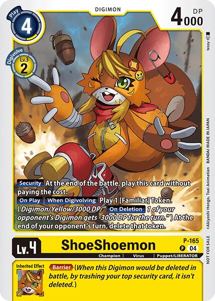 ShoeShoemon [P-165] (Store Tournament 2025 Vo.1 Participation Pack) [Promotional Cards] | Enigma On Main