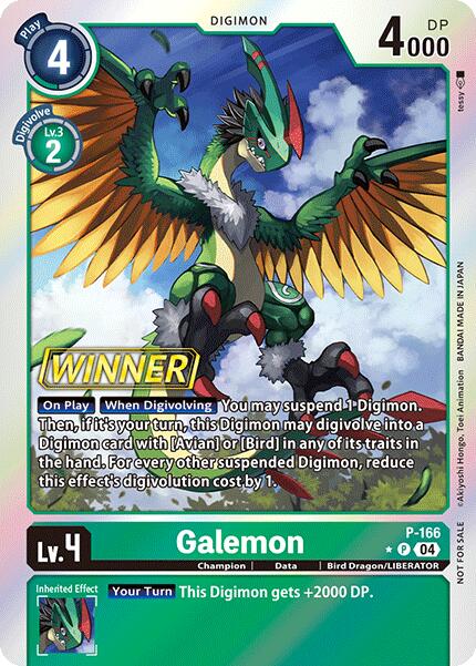 Galemon [P-166] (Store Tournament 2025 Vo.1 Winner Pack) [Promotional Cards] | Enigma On Main