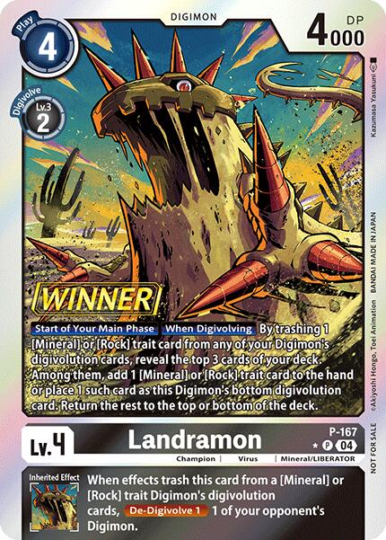 Landramon [P-167] (Store Tournament 2025 Vo.1 Winner Pack) [Promotional Cards] | Enigma On Main