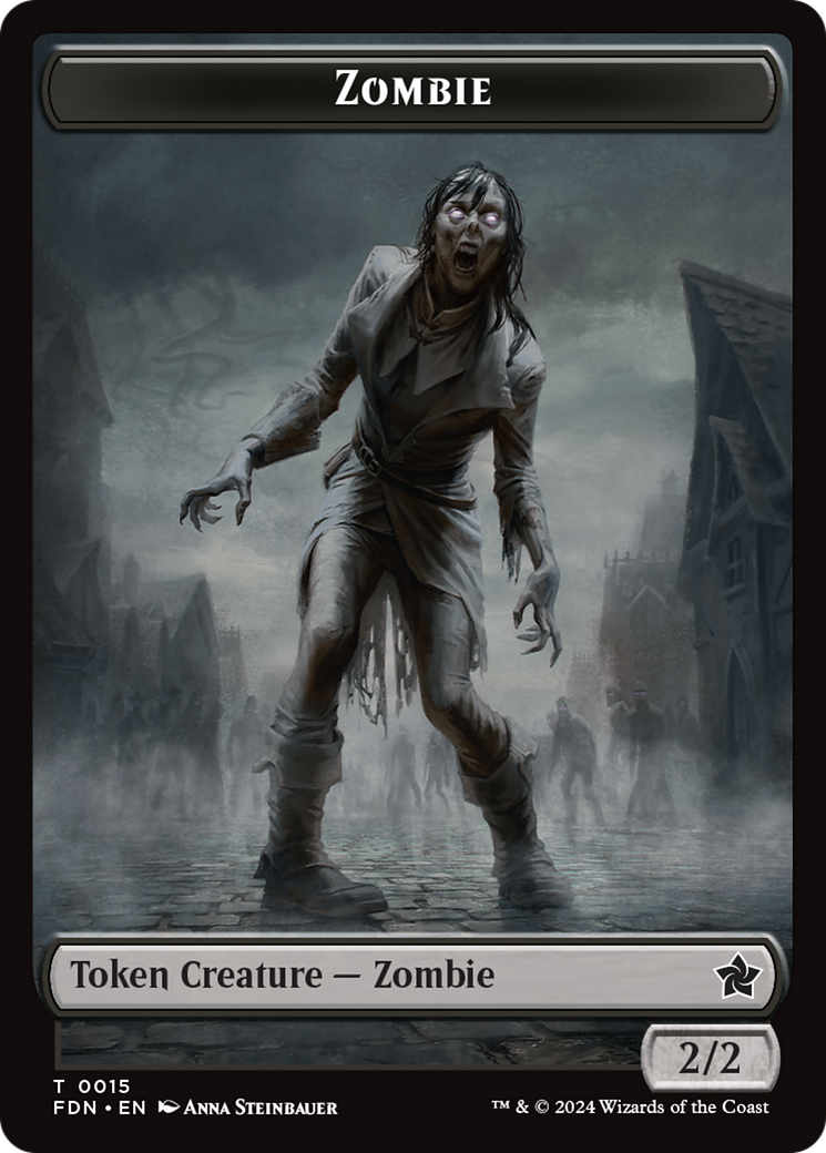 Rat (0014) // Zombie Double-Sided Token [Foundations Tokens] | Enigma On Main