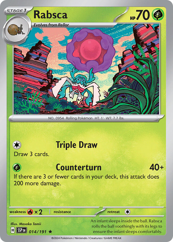 Rabsca (014/191) (Theme Deck Exclusive) [Scarlet & Violet: Surging Sparks] | Enigma On Main