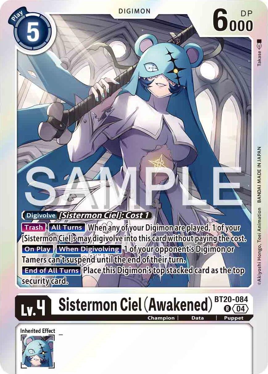 Sistermon Ciel [BT20-084] (Awakened) [Release Special Booster 2.0] | Enigma On Main