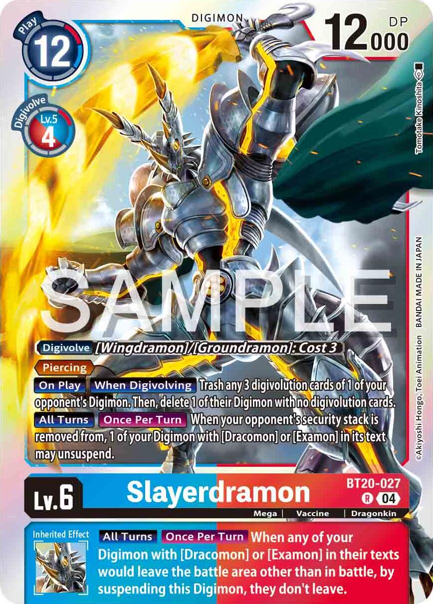 Slayerdramon [BT20-027] [Release Special Booster 2.0] | Enigma On Main