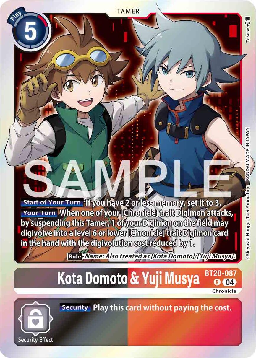 Kota Domoto & Yuji Musya [BT20-087] [Release Special Booster Ver.2.0] | Enigma On Main