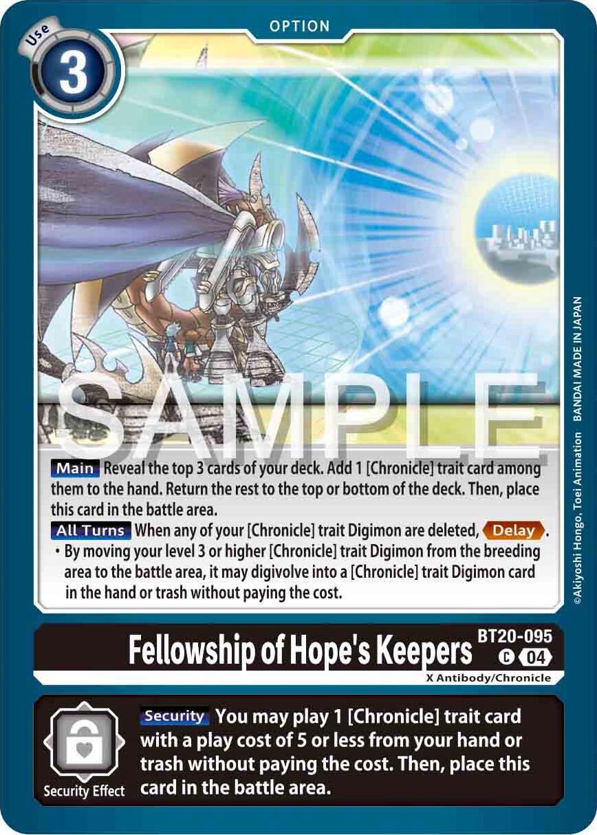 Fellowship of Hope's Keepers [BT20-095] [Release Special Booster Ver.2.0] | Enigma On Main