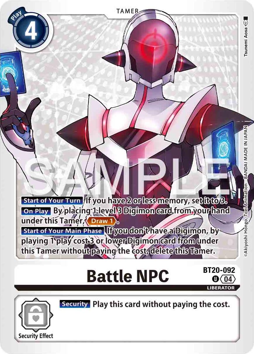 Battle NPC [BT20-092] [Release Special Booster 2.0] | Enigma On Main