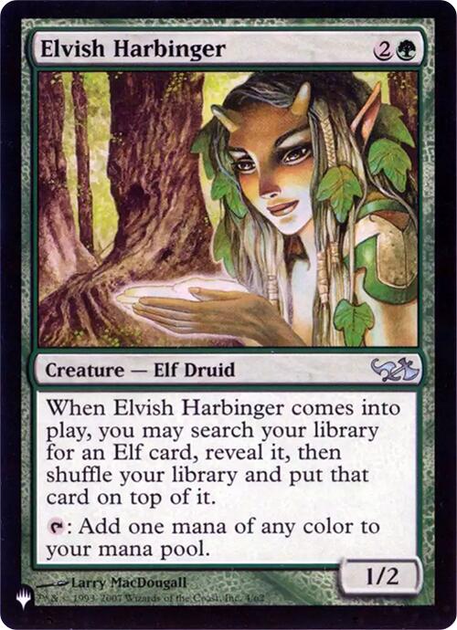 Elvish Harbinger (Retro Frame) [The List] | Enigma On Main