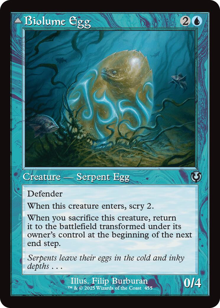 Biolume Egg // Biolume Serpent (Retro Frame) [Innistrad Remastered] | Enigma On Main