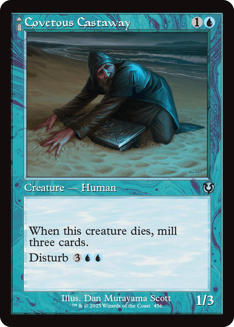 Covetous Castaway // Ghostly Castigator (Retro Frame) [Innistrad Remastered] | Enigma On Main