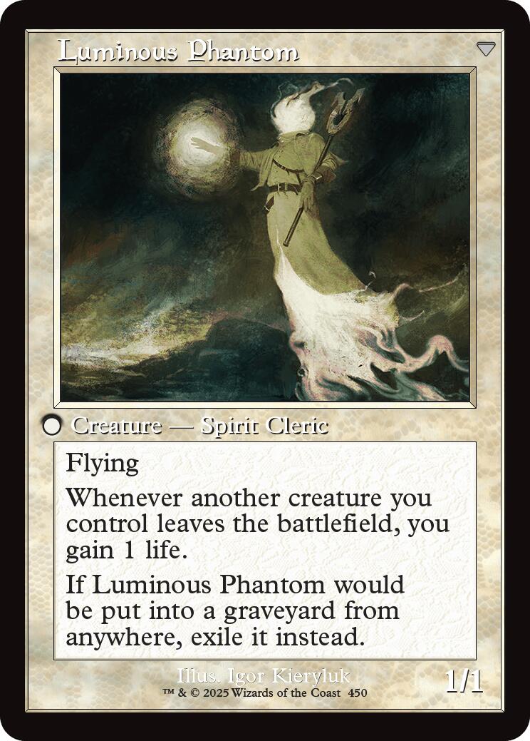 Lunarch Veteran // Luminous Phantom (Retro Frame) [Innistrad Remastered] | Enigma On Main