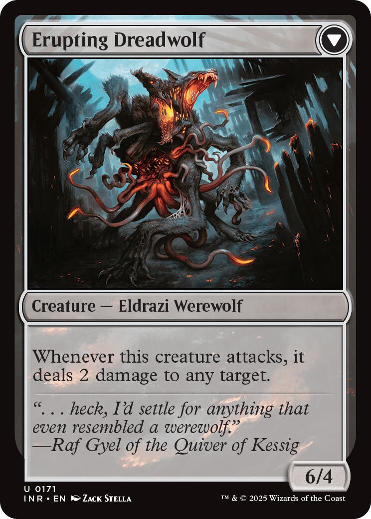 Smoldering Werewolf // Erupting Dreadwolf [Innistrad Remastered] | Enigma On Main