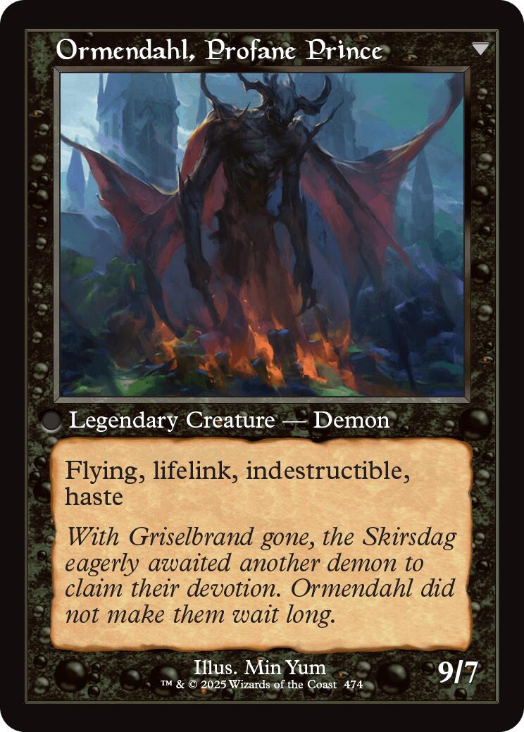 Westvale Abbey // Ormendahl, Profane Prince (Retro Frame) [Innistrad Remastered] | Enigma On Main