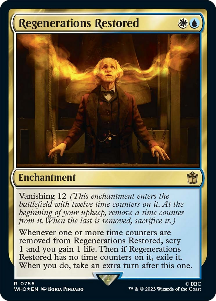 Regenerations Restored (Surge Foil) [Doctor Who] | Enigma On Main