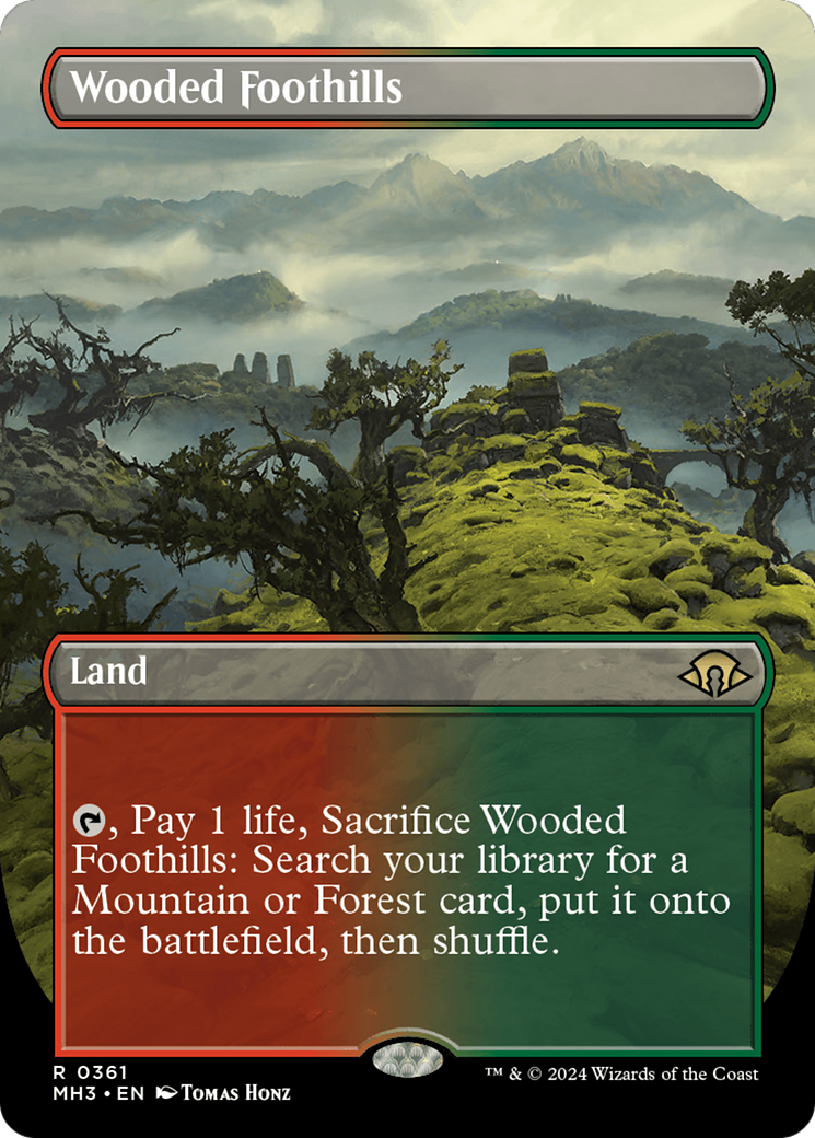 Wooded Foothills (Borderless) [Modern Horizons 3] | Enigma On Main