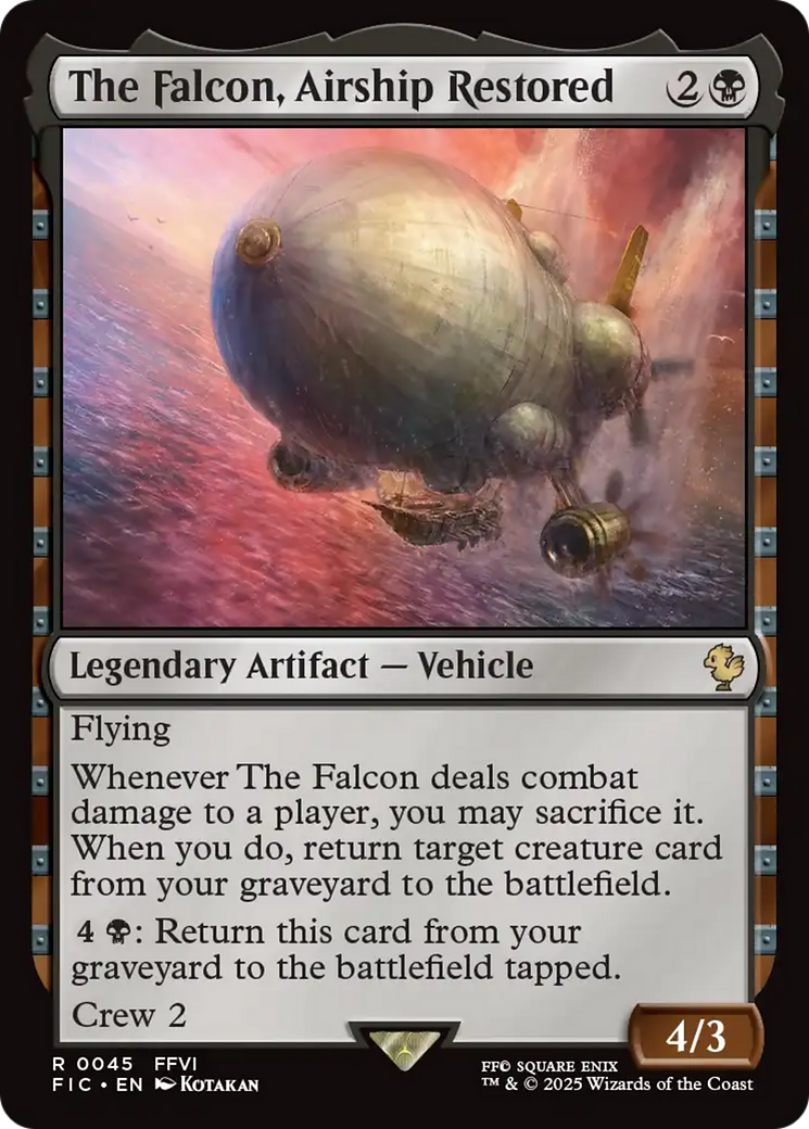 The Falcon, Airship Restored [FINAL FANTASY Commander] | Enigma On Main