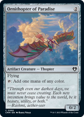 Ornithopter of Paradise [Commander Masters] | Enigma On Main