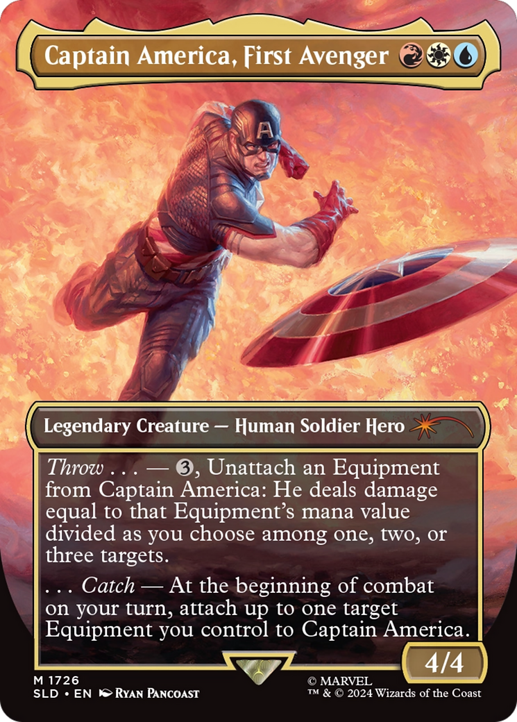 Captain America, First Avenger (Rainbow Foil) [Secret Lair Drop Series] | Enigma On Main