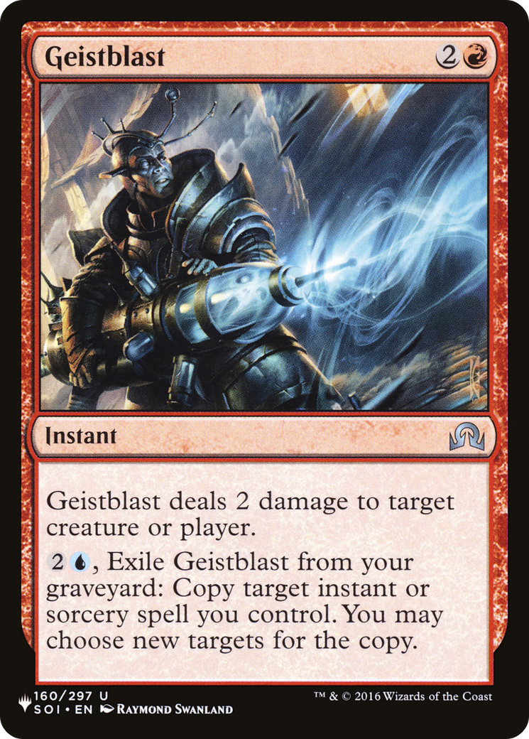 Geistblast [The List] | Enigma On Main
