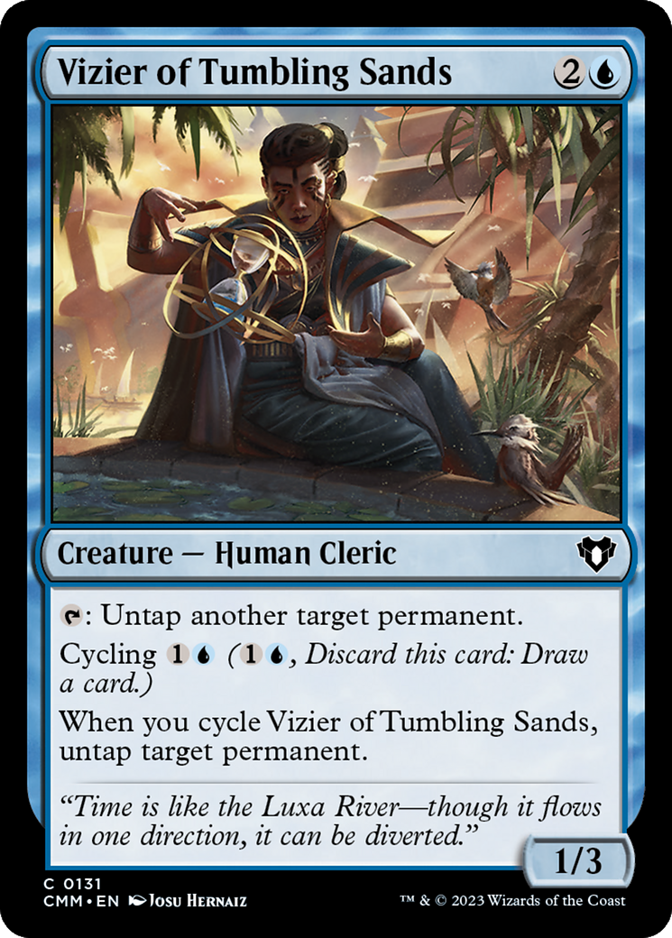 Vizier of Tumbling Sands [Commander Masters] | Enigma On Main