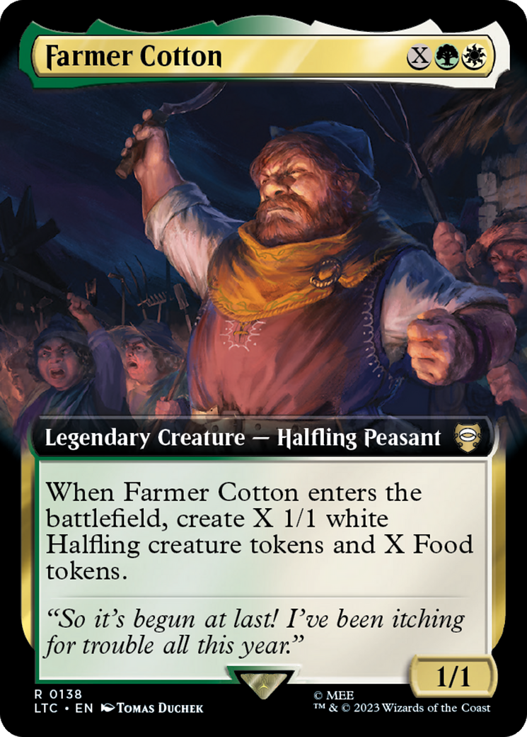 Farmer Cotton (Extended Art) [The Lord of the Rings: Tales of Middle-Earth Commander] | Enigma On Main