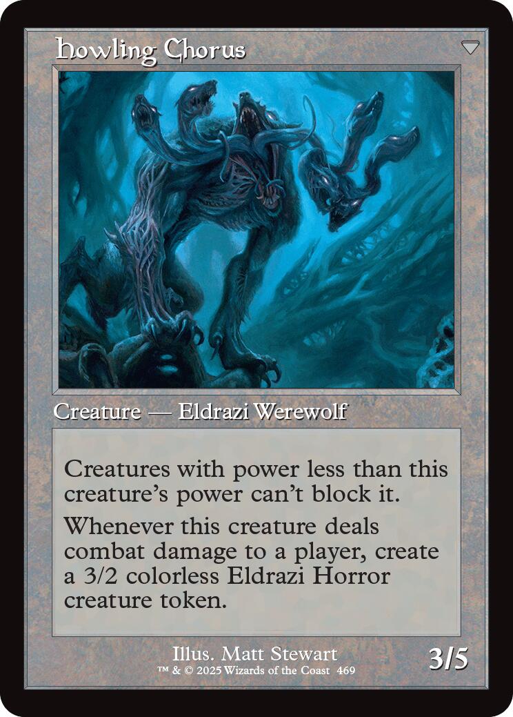 Shrill Howler // Howling Chorus (Retro Frame) [Innistrad Remastered] | Enigma On Main