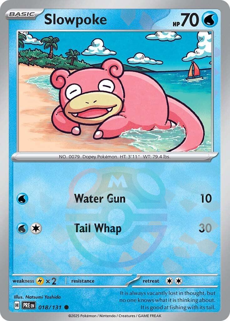 Slowpoke (018/131) (Master Ball Pattern) [Scarlet & Violet: Prismatic Evolutions] | Enigma On Main
