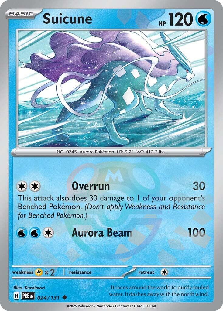 Suicune (024/131) (Master Ball Pattern) [Scarlet & Violet: Prismatic Evolutions] | Enigma On Main