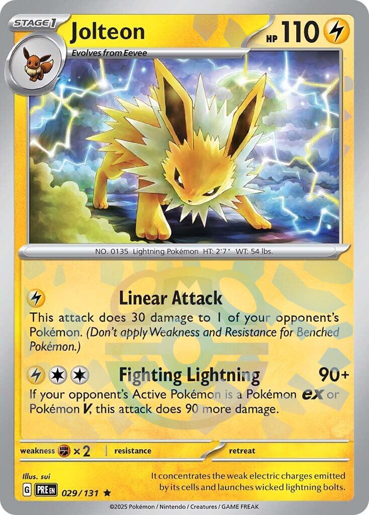 Jolteon (029/131) (Master Ball Pattern) [Scarlet & Violet: Prismatic Evolutions] | Enigma On Main