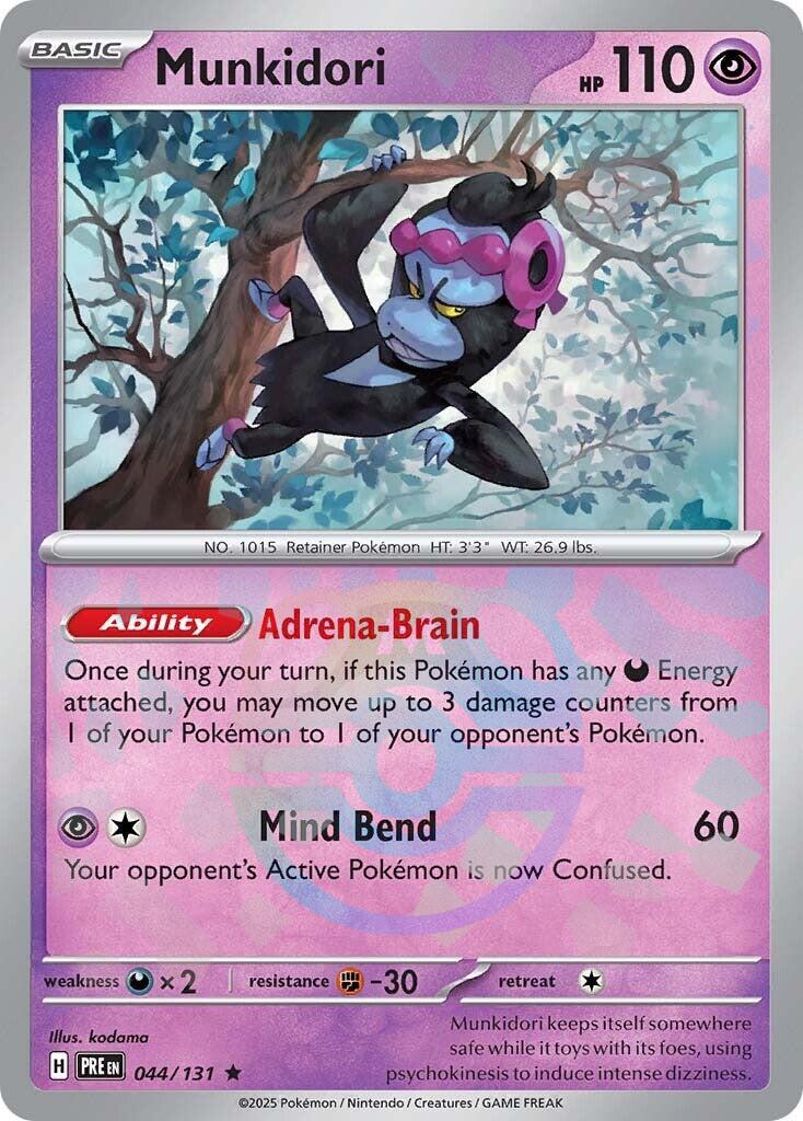 Munkidori (044/131) (Master Ball Pattern) [Scarlet & Violet: Prismatic Evolutions] | Enigma On Main