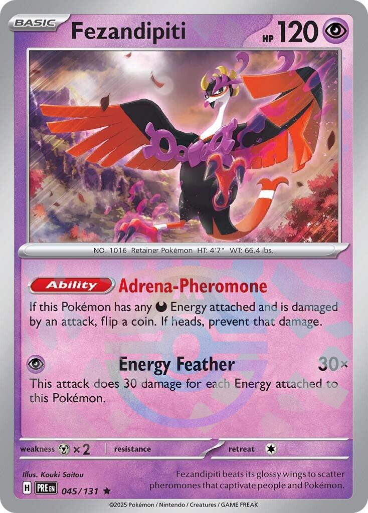 Fezandipiti (045/131) (Master Ball Pattern) [Scarlet & Violet: Prismatic Evolutions] | Enigma On Main