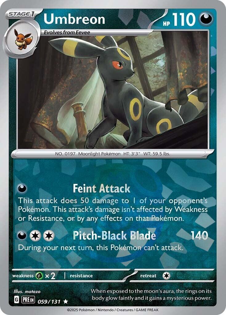Umbreon (059/131) (Master Ball Pattern) [Scarlet & Violet: Prismatic Evolutions] | Enigma On Main