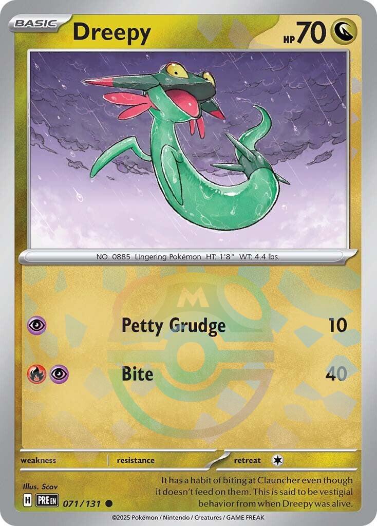 Dreepy (071/131) (Master Ball Pattern) [Scarlet & Violet: Prismatic Evolutions] | Enigma On Main