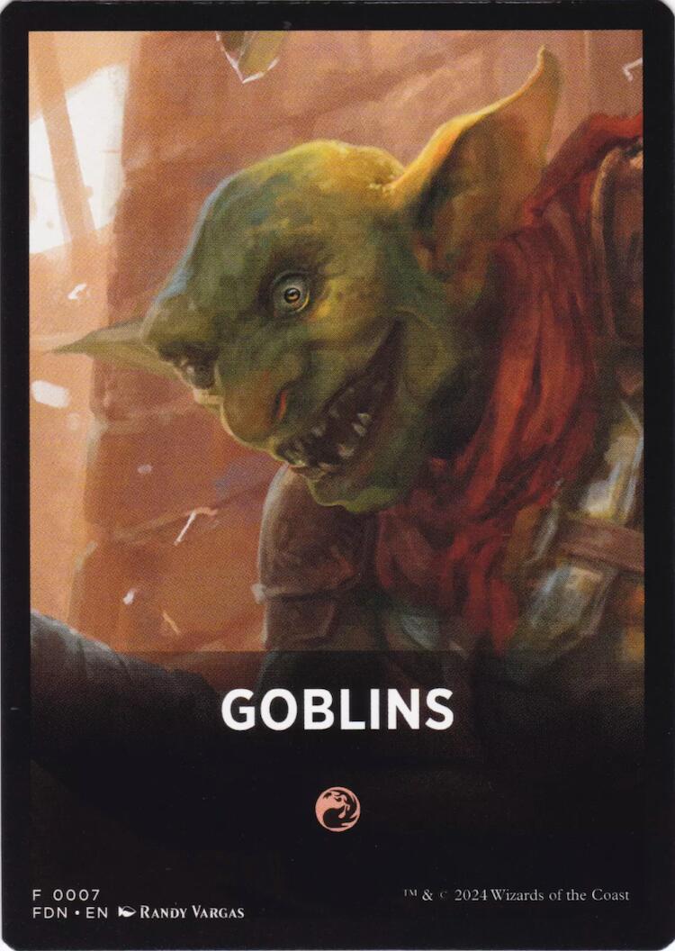 Goblins Theme Card [Foundations Tokens] | Enigma On Main