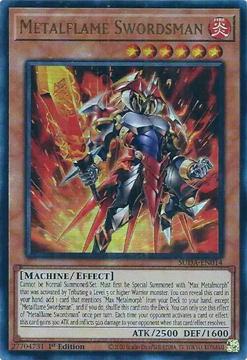 Metalflame Swordsman [SUDA-EN014] Ultra Rare | Enigma On Main