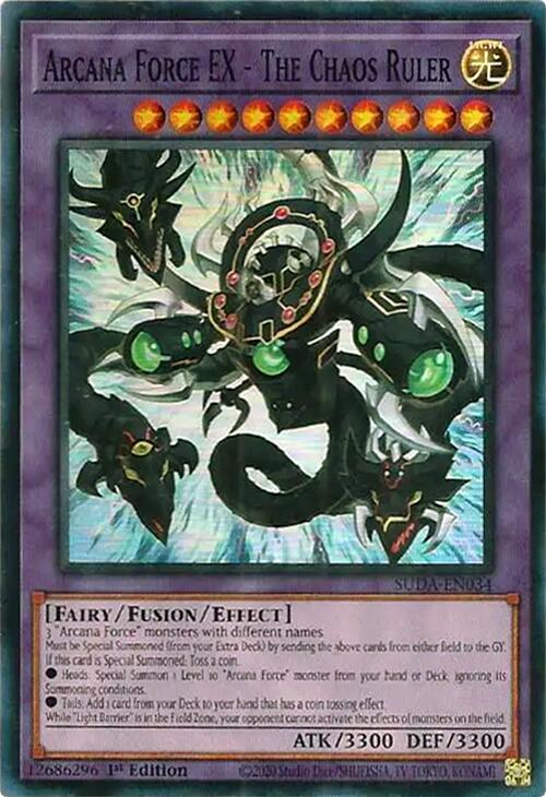 Arcana Force EX - The Chaos Ruler [SUDA-EN034] Super Rare | Enigma On Main