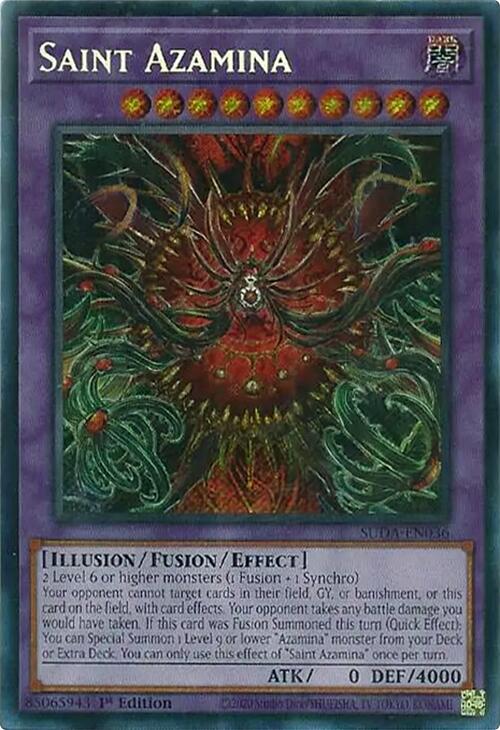 Saint Azamina [SUDA-EN036] Secret Rare | Enigma On Main