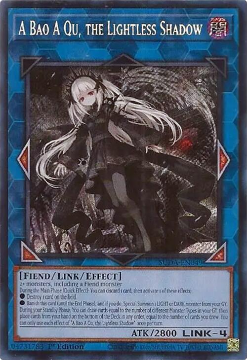 A Bao A Qu, the Lightless Shadow [SUDA-EN049] Secret Rare | Enigma On Main