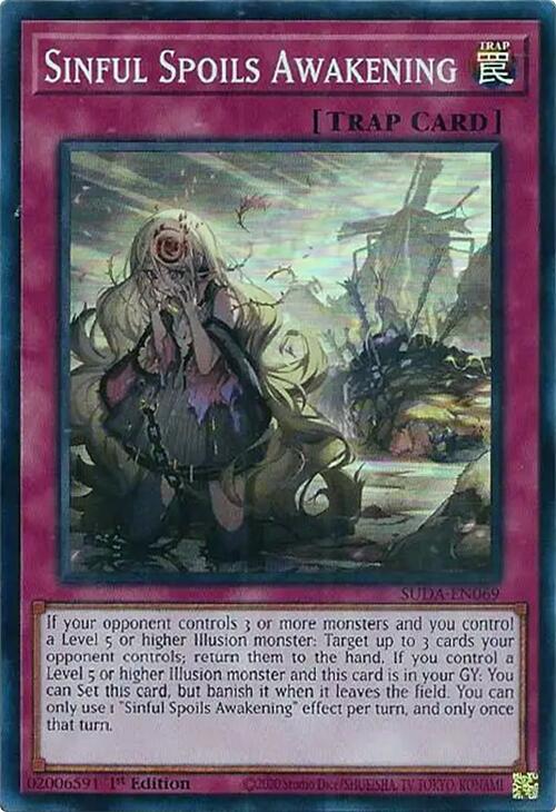 Sinful Spoils Awakening [SUDA-EN069] Super Rare | Enigma On Main