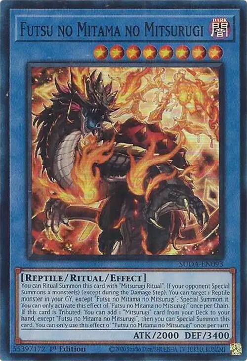 Futsu no Mitama no Mitsurugi [SUDA-EN093] Super Rare | Enigma On Main