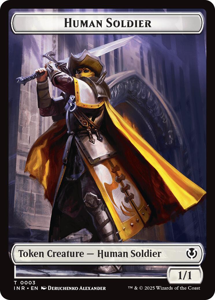 Human Soldier (0003) // Clue Double-Sided Token [Innistrad Remastered Tokens] | Enigma On Main